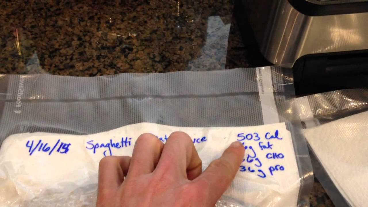 Food for Backpacking Part 4 Storing Food in Vacuum Packs YouTube