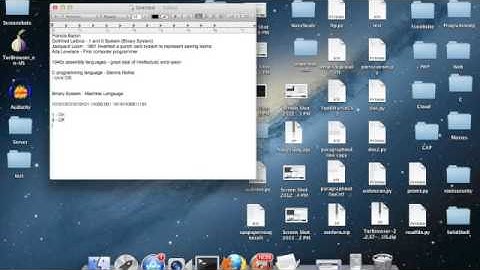 Binary System and Programming History