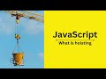 what is javascript hoisting #javascript #typescript #react #angular #nodejs #js