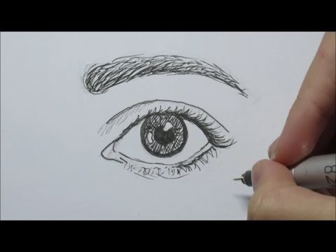 Verrassend Makkelijk een oog leren tekenen! (In stappen - Deel 1) - YouTube XT-77