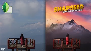 Create BACKGROUND LANDSCAPES with Multiple Images in Snapseed | SNAPSEED TUTORIAL | Android | iPhone