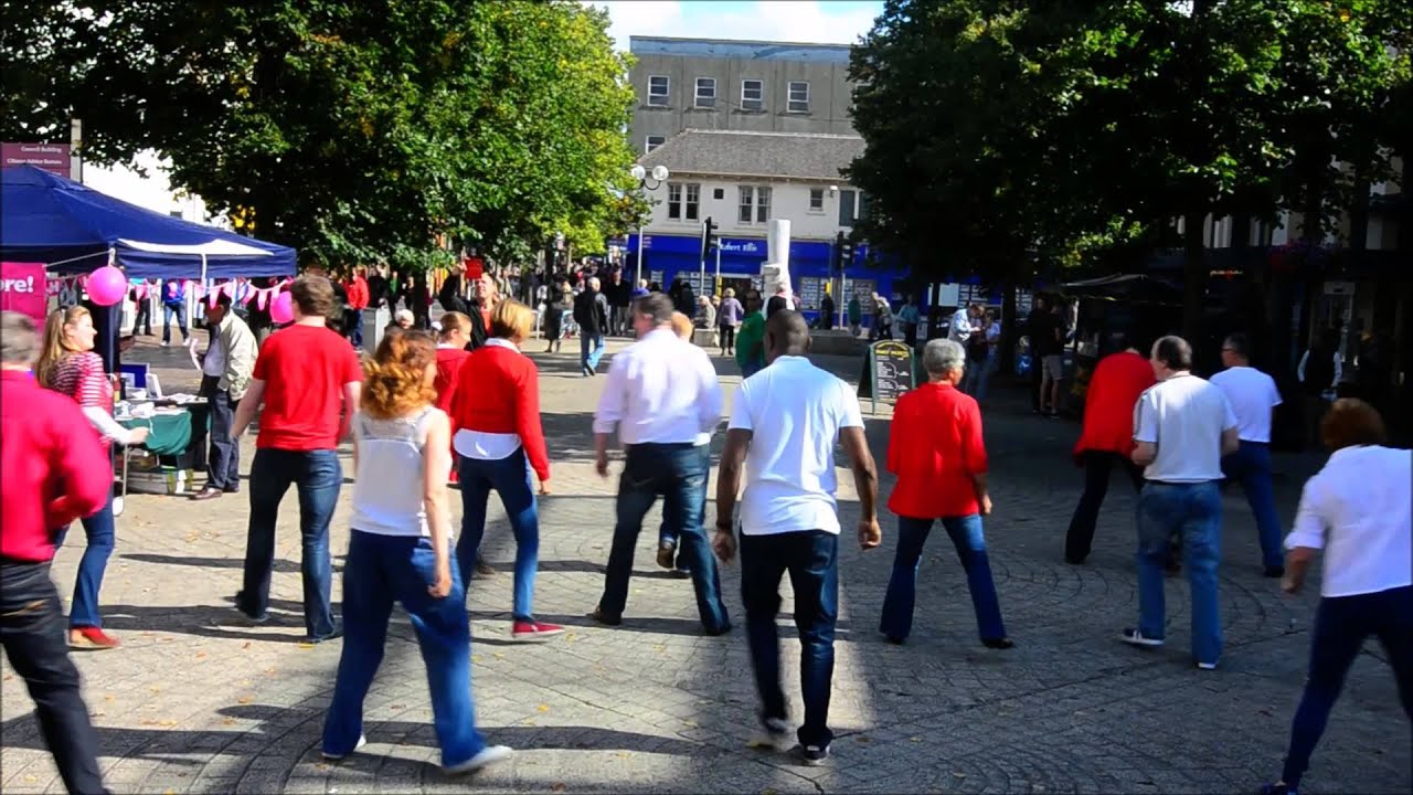 International Flashmob West Coast Swing 2015 Nottingham, UK 05 09 2015