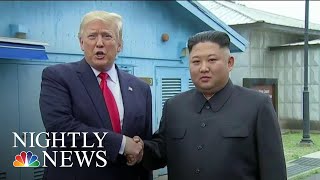 Trump Makes History As First Sitting U.S. President To Step Into North Korea | NBC Nightly News
