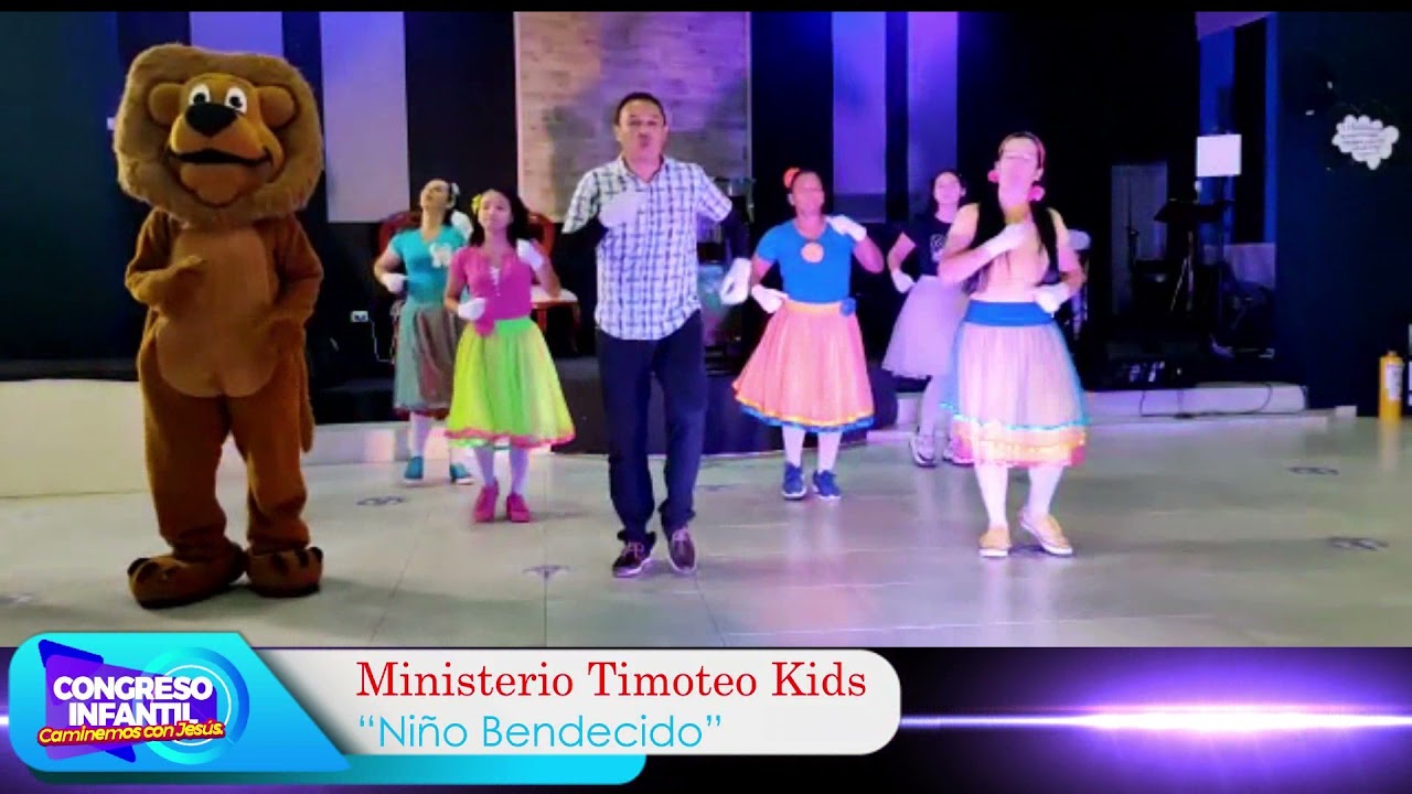 Niño Bendecido. Ministerio Timoteo Kids