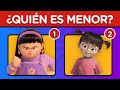 ADIVINA QUE PERSONAJE DE DISNEY ES MENOR 👶🏻🧓🏻| TRIVIA DISNEY| ADIVINA LA EDAD DEL PERSONAJE|YOU OCIO