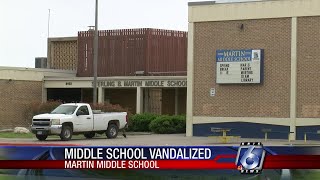 Vandals cause $20,000 in damage at Martin Middle School