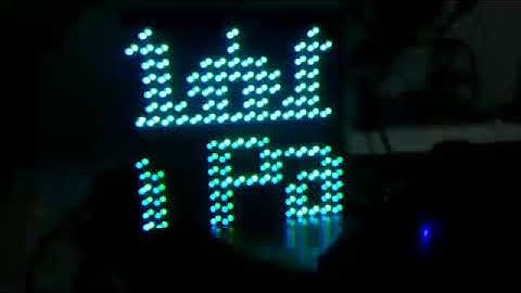 P10 RGB 16x16 Hub75 NodeMCU ESP8266