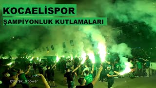 Kocaeli̇ De Şampi̇yonluk Çoşkusu - Kocaelisporun Şampiyonluğu Kentte Büyük Bir Coşkuyla Kutlanıyor