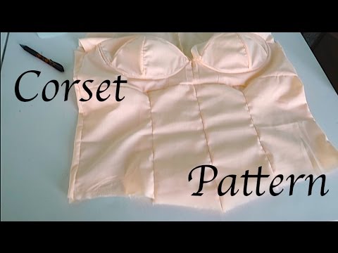 How To Make A Corset Pattern Youtube