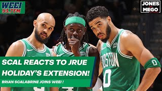 What does Jrue Holiday's extension mean for Derrick White? With Brian Scalabrine! #celtics #nba