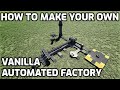 Vanilla Automated Printers (Factories) - Space Engineers Basics