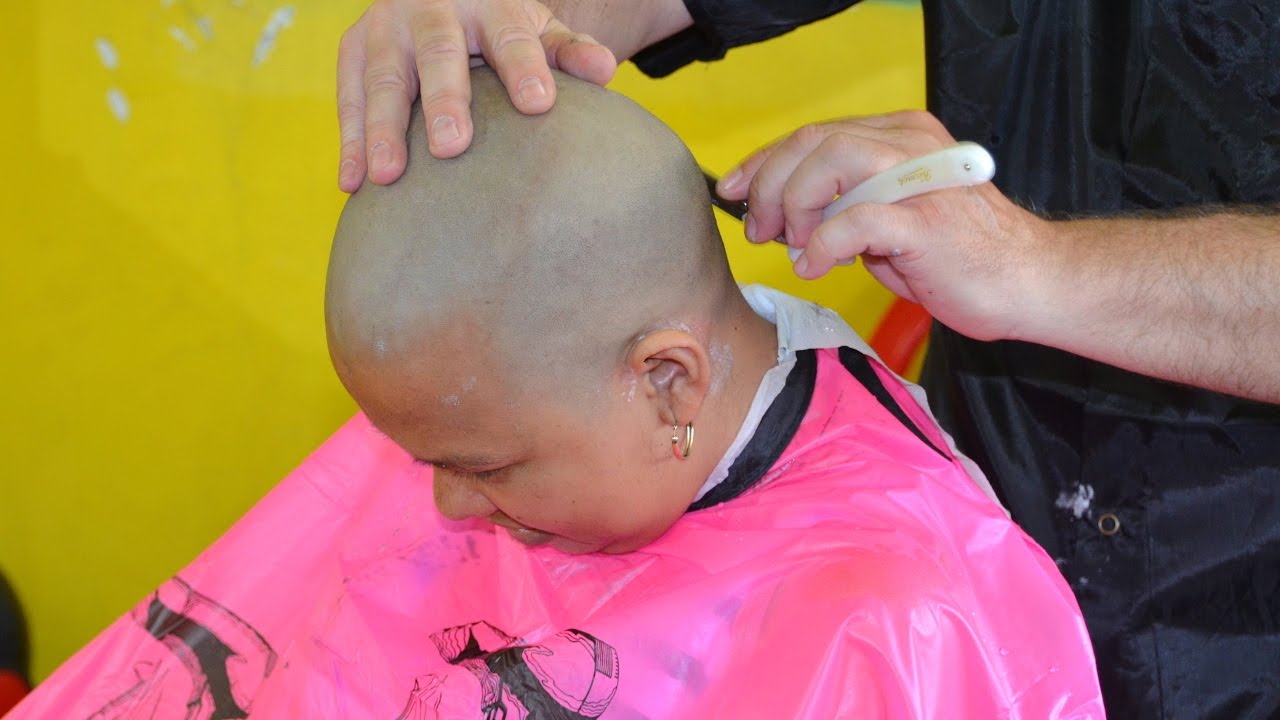 girl headshave FULL VIDEO YouTube