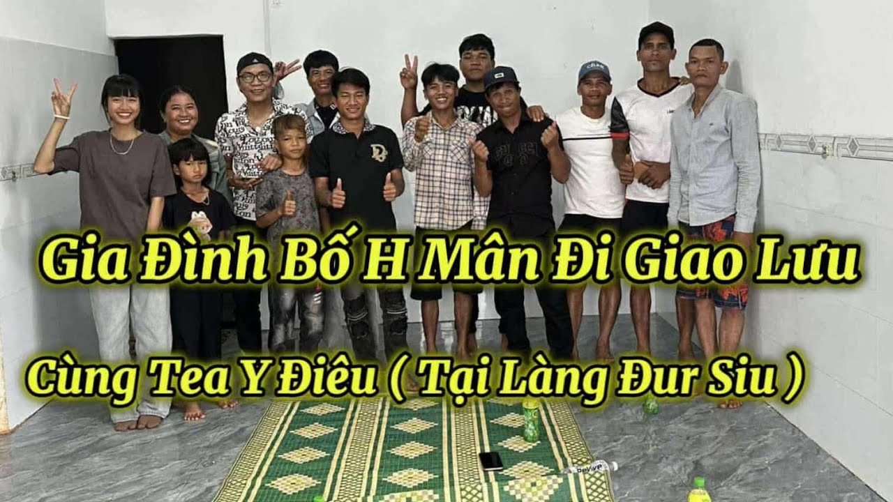 Gia đình Bố H Mân đi chơi làng Đur siu giao lưu | Bố H Mân Vlog