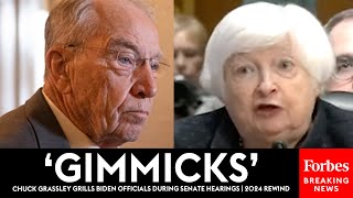 Chuck Grassley Grills Biden Officials During Senate Committee Hearings | 2024 Rewind