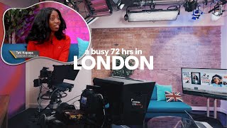 a busy 72 hrs in LONDON as a 24 year old 🍒 Going On The NEWS, Private Museum Tour & More