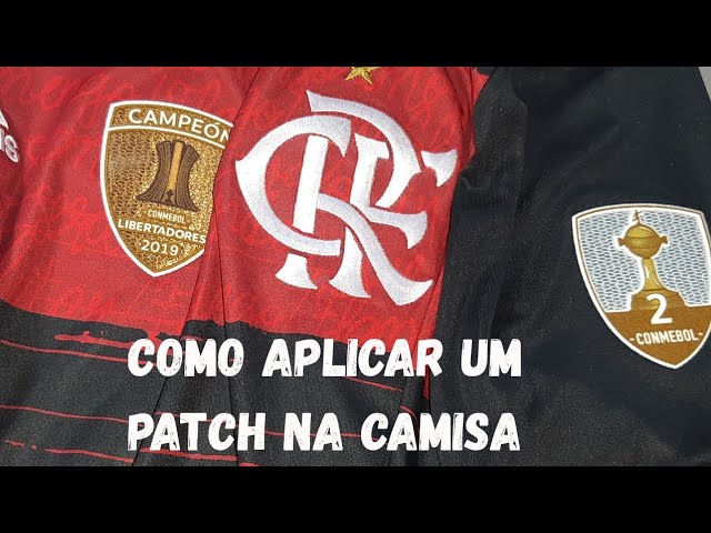 Como colocar o patch na camisa do Flamengo?