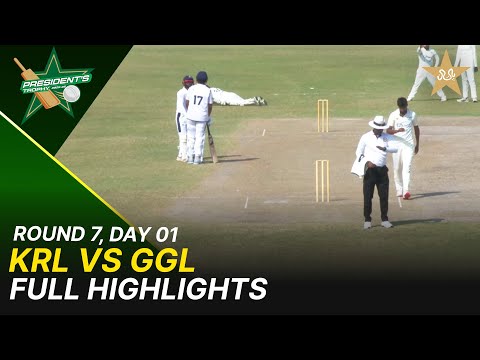 Full Highlights | KRL Vs Ghani Glass | President Trophy | 2025-26 | Day 1 | PCB | M2Y1H