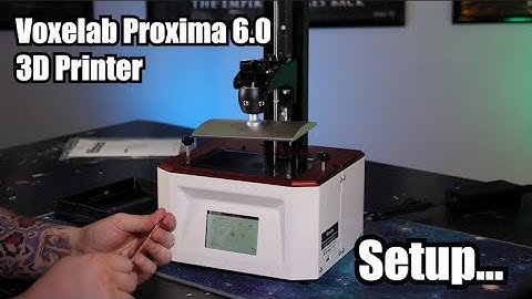 Voxelab Proxima 6.0 2K Mono LCD Resin 3D Printer Setup