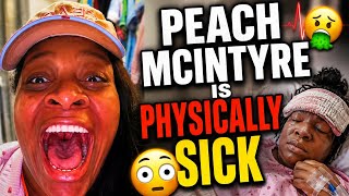 Peach Mcintyre IS PHYSICALLY SICK😳 by #peachmcintyre #goiter #thyroids 