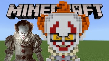 How to build Pennywise in Minecraft (2017 version)