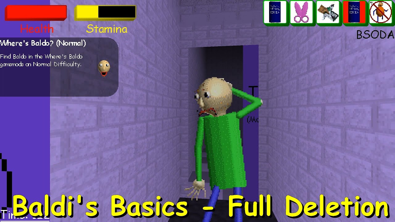 Baldi's Basics Plus Challenge Demo Playthrough : MooseTheHuman : Free  Download, Borrow, and Streaming : Internet Archive