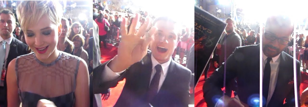Catching Fire Premiere Jennifer Josh Liam And Jeffrey YouTube