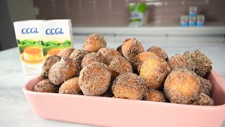 Receitas CCGL - Bolinho frito com Leite condensado CCGL