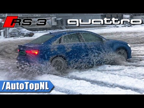 Audi RS3 QUATTRO Sedan LOUD EXHAUST & SNOWNUTS By AutoTopNL