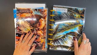 I made a nature-themed discbound planner for my twin cousin Mickie