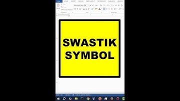 Swastik Symbol in MS Word #words #msword #computer #tricks #trending #tipsandtricks