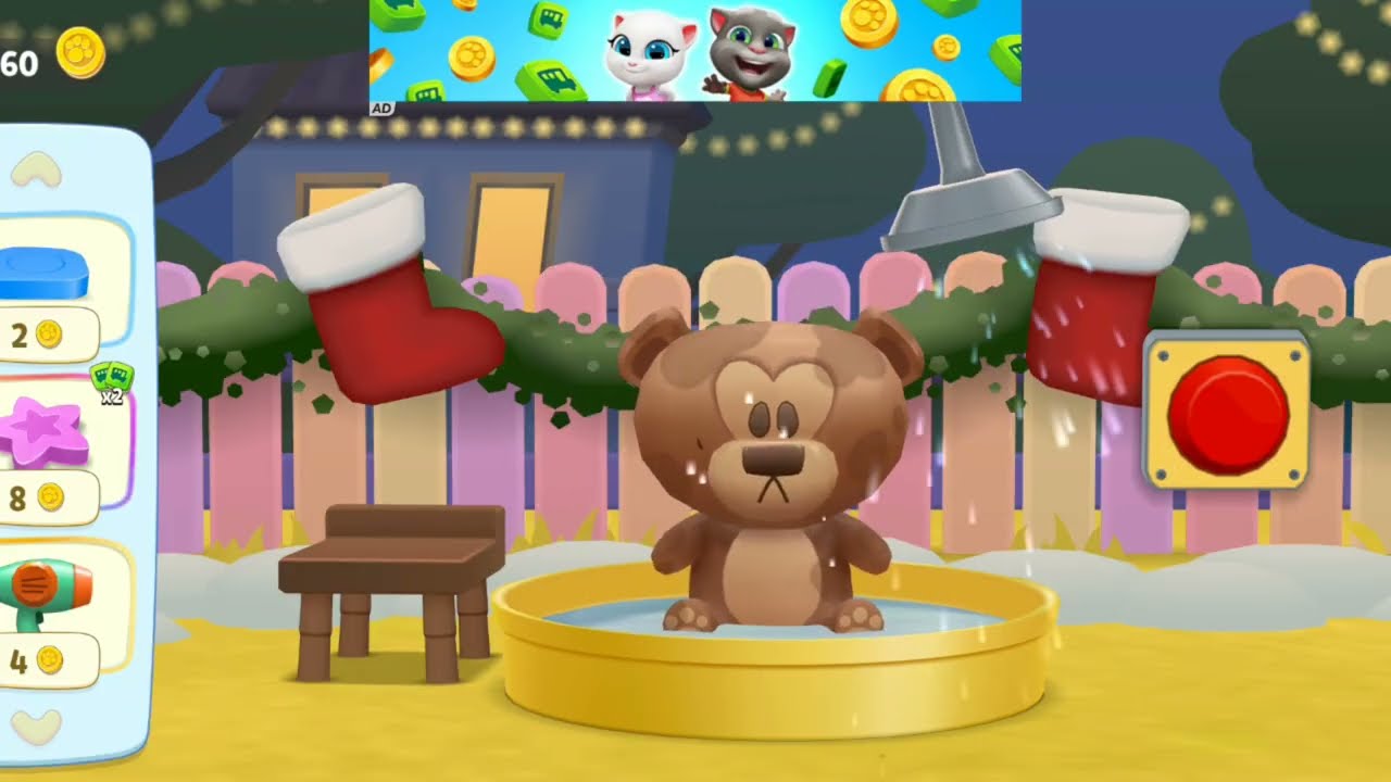 TalkingTom Catron Christmas Идеально подходит для поклонников мобильных игр Talking Tom и семейны...