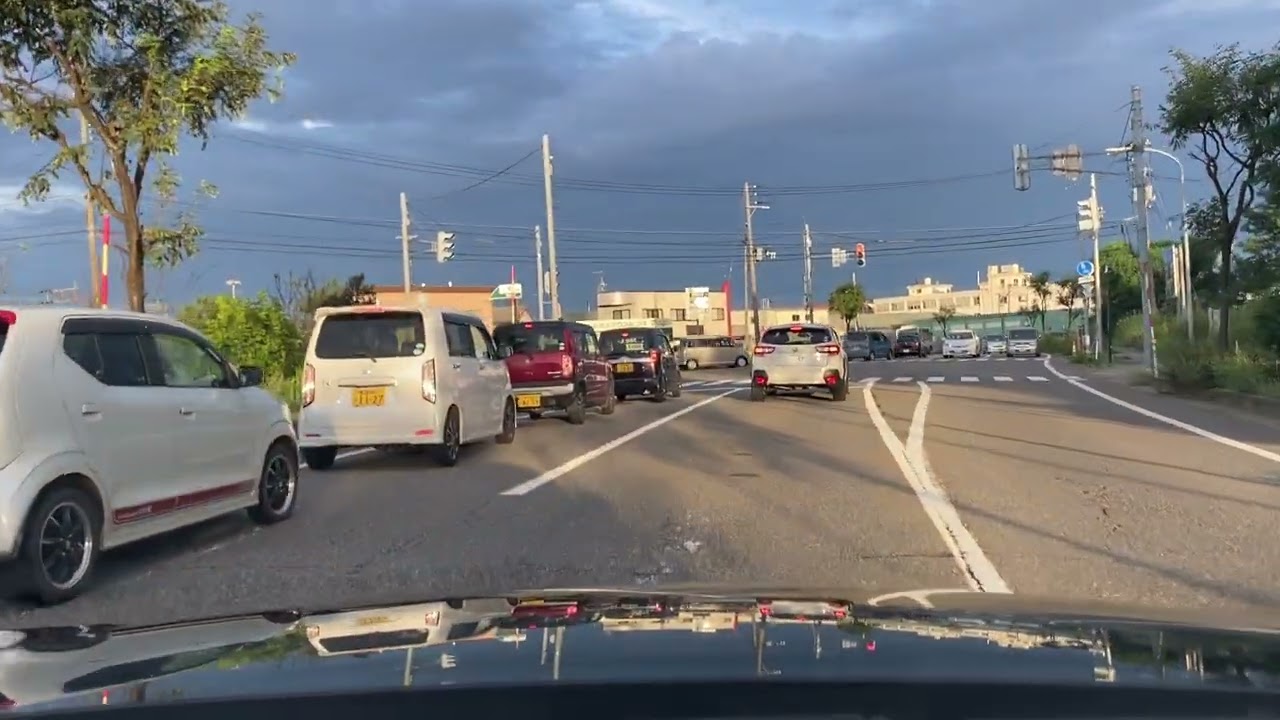 見附市 をドライブ