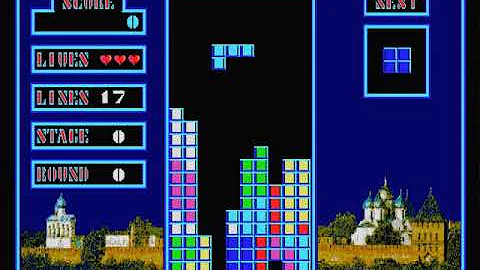 MSX2 テトリス/Tetris Test Play