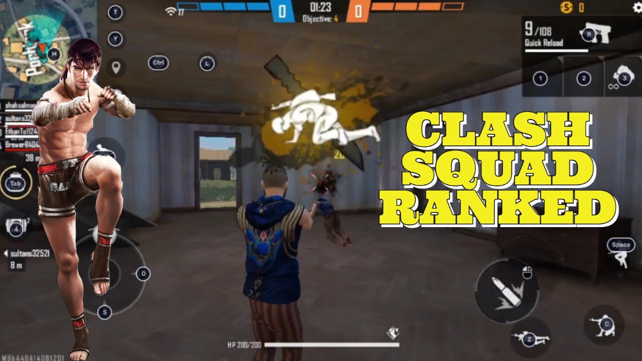 BEST FREE FIRE CLASH SQUAD RANKED MATCH GAMEPLAY | MVP MATCH | GARENA ...