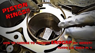 PISTON RINGS ENDGAP and INSTALL!!! -  - TURBO 5.3 LS pt 4 by GODSPEED Garage 1,630 views 2 years ago 13 minutes, 53 seconds