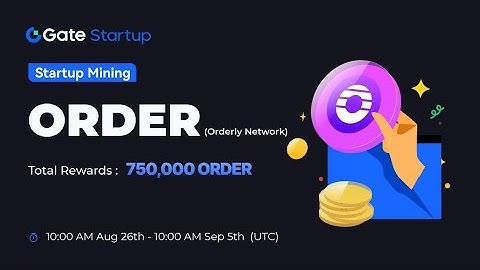 Gate.io Startup Mining For Orderly Network (ORDER) #order #startup #mining