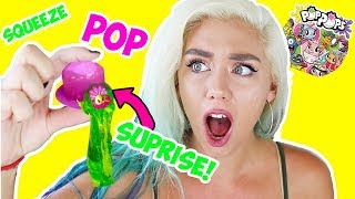 POPPING 100 SURPRISE SLIME BUBBLES! ULTRA RARE FINDS POP POP PETS Squishy Animals Blind Bags!