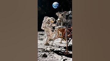 First moon landing APOLLO 11😱 #Shorts #spacehistory  #space #nasa #astronaut #scifi #midjourney