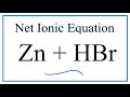 Net Ionic Equations and Reactions