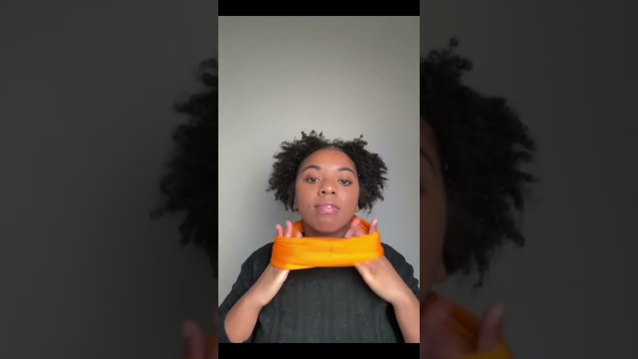 Low Puff w/ Headband Hairstyle 