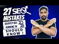 27 Biggest SEO Mistakes to Avoid in 2026 (That Silently Kill Your Google Rankings)