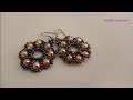 Quick &amp; Easy Last minute Gift Idea/Earrings/Pendant/Step-by-step Jewelry making Tutorial/Aretes diy