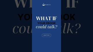 What if your ebook could talk back #bookpublishing  #publishingindustry  #ai  #digitalpublishing