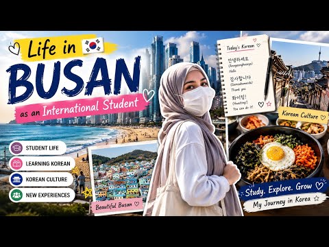 Life in Busan as an International Student 🇰🇷 | Study Abroad in South Korea 2026 #busan #gksscholar 