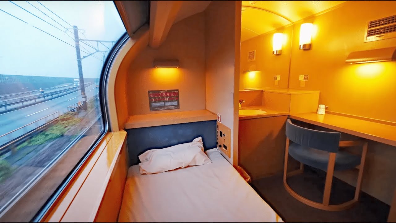 Journey Of Japan S First Class Sleeper Train To Tokyo From Osaka Youtube