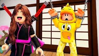 Una CHICA NINJA me SECUESTRÓ en Brookhaven Roblox!