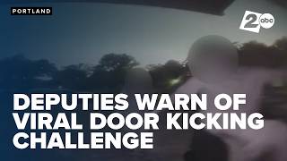 Neighbor warns of 'door kick challenge' reports in Portland metro: 'It's very dangerous'