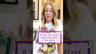 5 tips for first time menstrual cup users #shorts