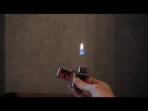 Zippo flying flame