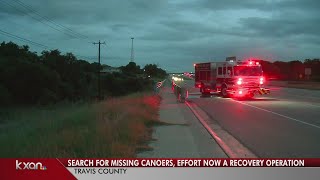 Crews switch to recovery mode for water rescue in eastern Travis County